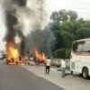 9 Orang Hangus di Tol Jakarta- Cikampek Ruas Karawang,