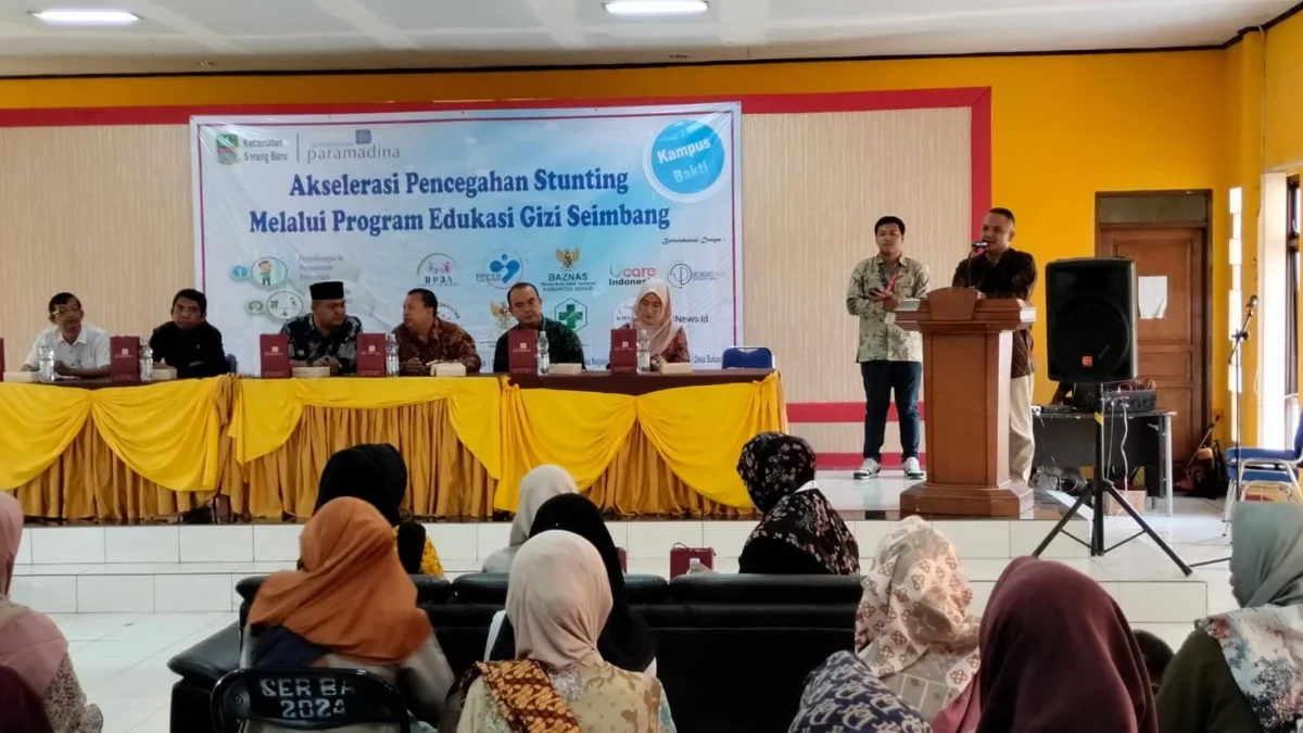 Camat Serang Baru Sosialisasi Penurunan Stunting 