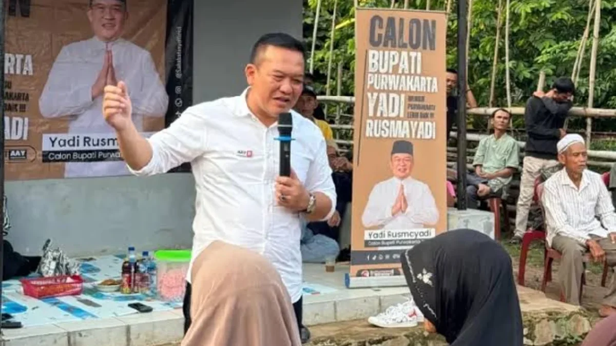 Yadi Rusmayadi Makin Getol Blusukan Jelang Pengumuman Rekom