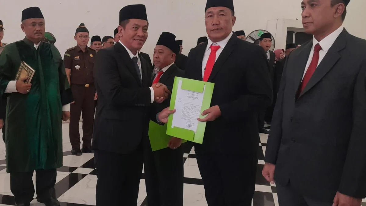 Diizinkan Mendagri, Bupati Aep Lantik Tiga Pejabat