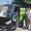 Kang Ilham Uji Coba Hejotekno Electric Tricycle, Inovasi IKM Lokal Karawang