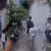 Ayah lempar anak di bekasi