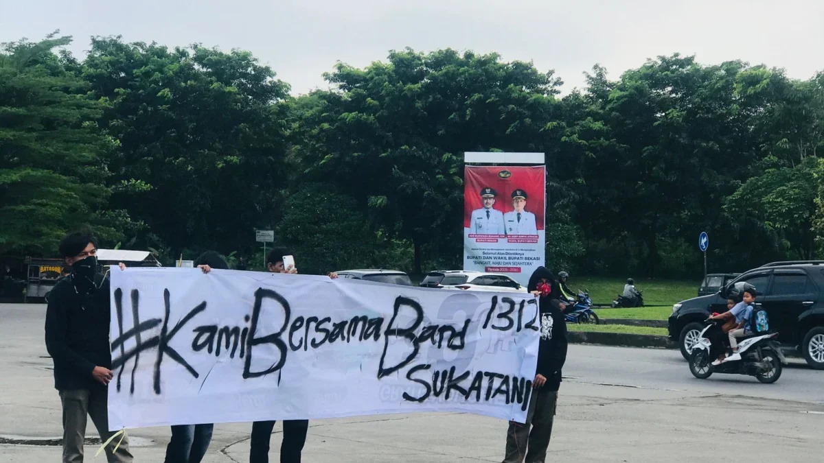 Netizen dan Komunitas di Cikarang Gelar Aksi Solidaritas