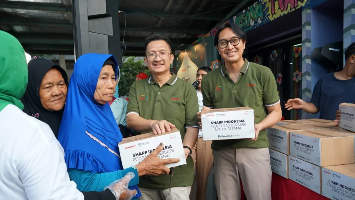 Sharp Bersedekah 2025 Usung Tema Masak Bareng #DenganHati.