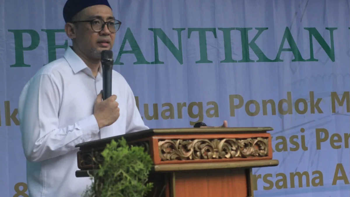 Aboy Maulana Arief (Ketua IKPM Gontor Kabupaten Bekasi).