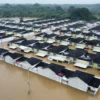 12 Kecamatan di Kabupaten Bekasi Terendam Banjir.