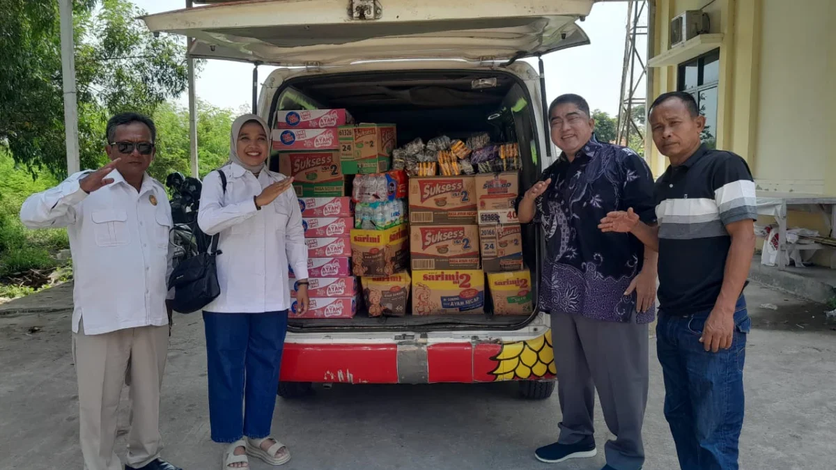 DPC Gerindra Karawang Peduli Salurkan Bantuan Logistik untuk Warga Terdampak Banjir di Dusun Tegal Luhur