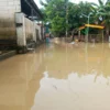 Banjir di Kampung Pengasinan Mulai surut