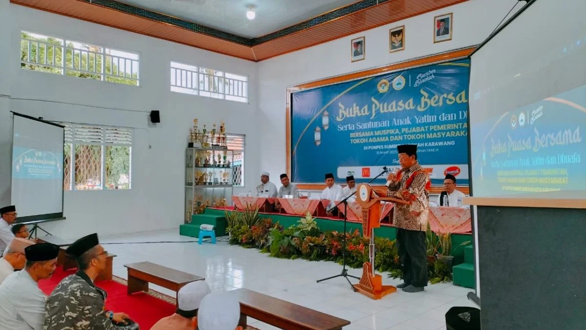 Pondok Pesantren Sumber Barokah Gelar Buka Bersama dan Santunan Anak Yatim serta Dhuafa