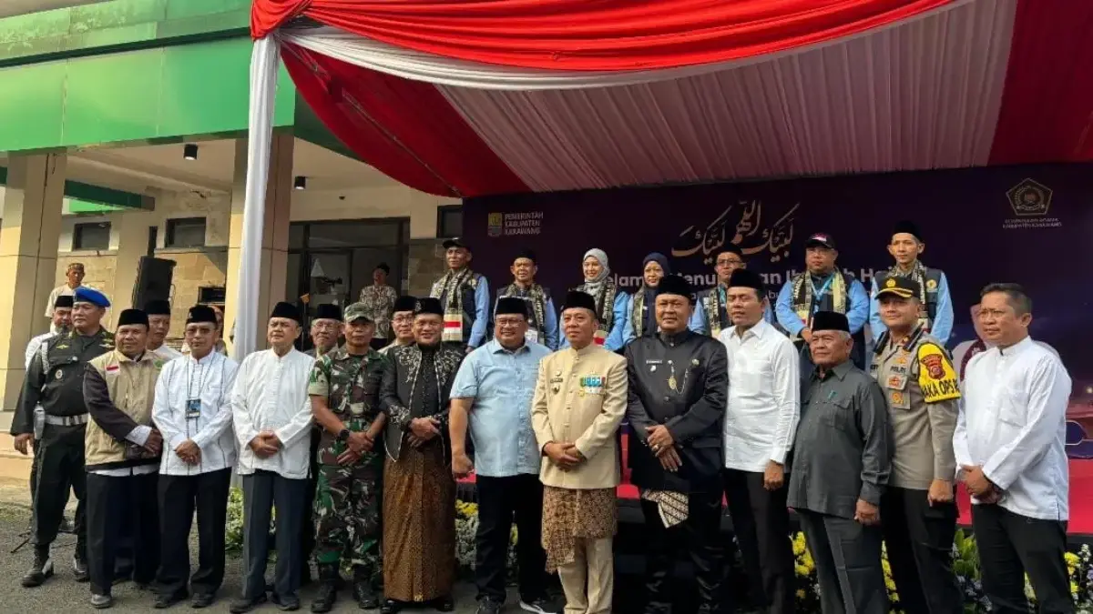 Pelepasan calon Jamaah Haji Karawang.