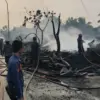 30 Bangunan Liar di Bekasi habis Terbakar.