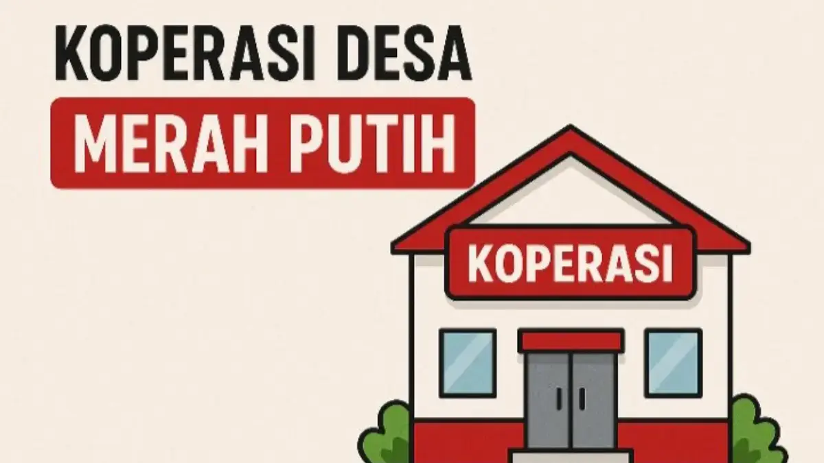 Ilustrasi Pembentukan Koperasi Merah Putih.