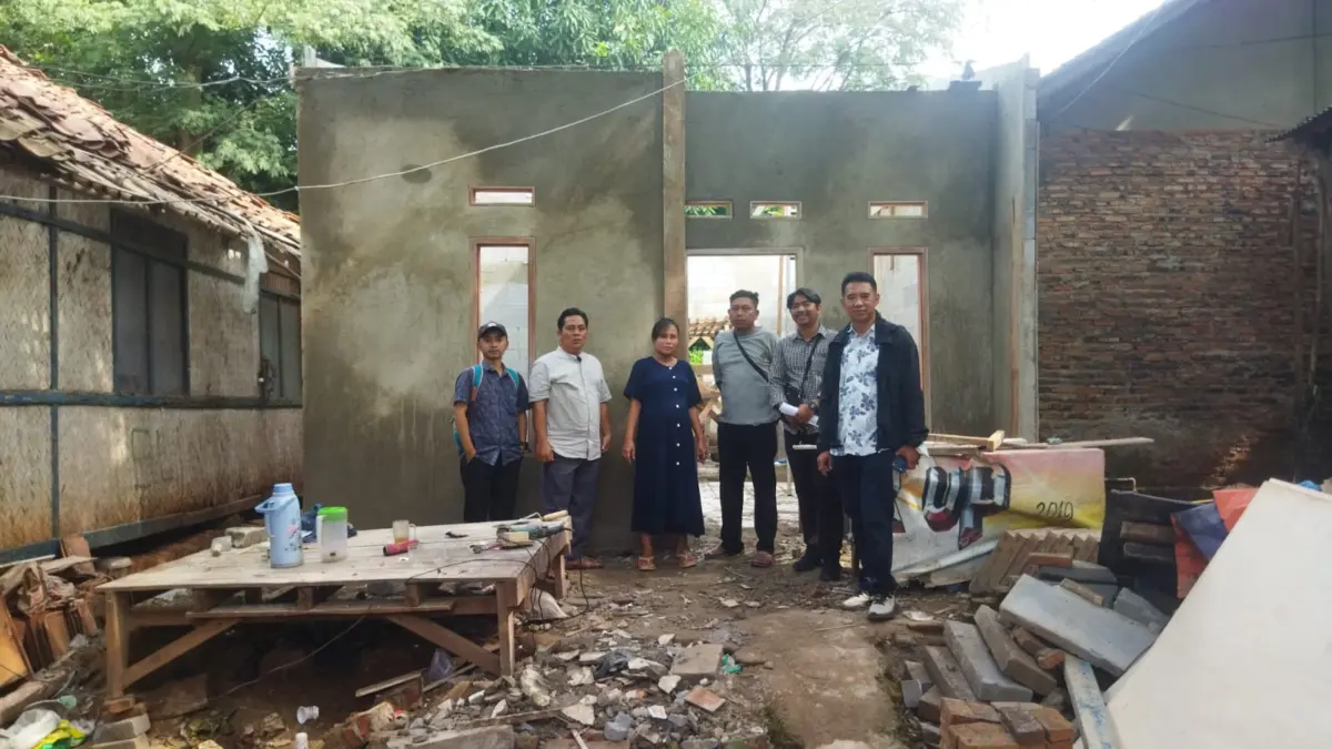 Proyek pembangunan bersumber dari APBD 2025.