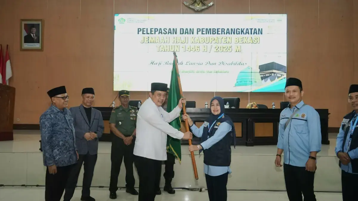 Pelepasan calon Jamaah Haji Bekasi.