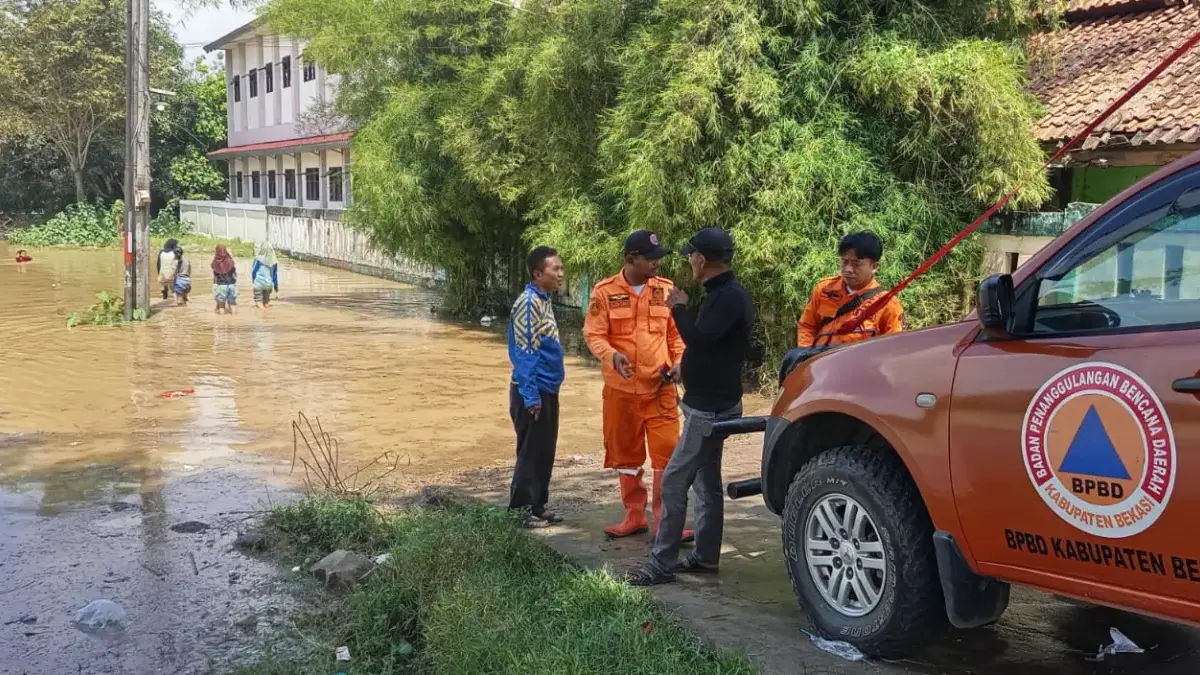 Ribuan Warga Terdampak Banjir di Wanasari Cibitung