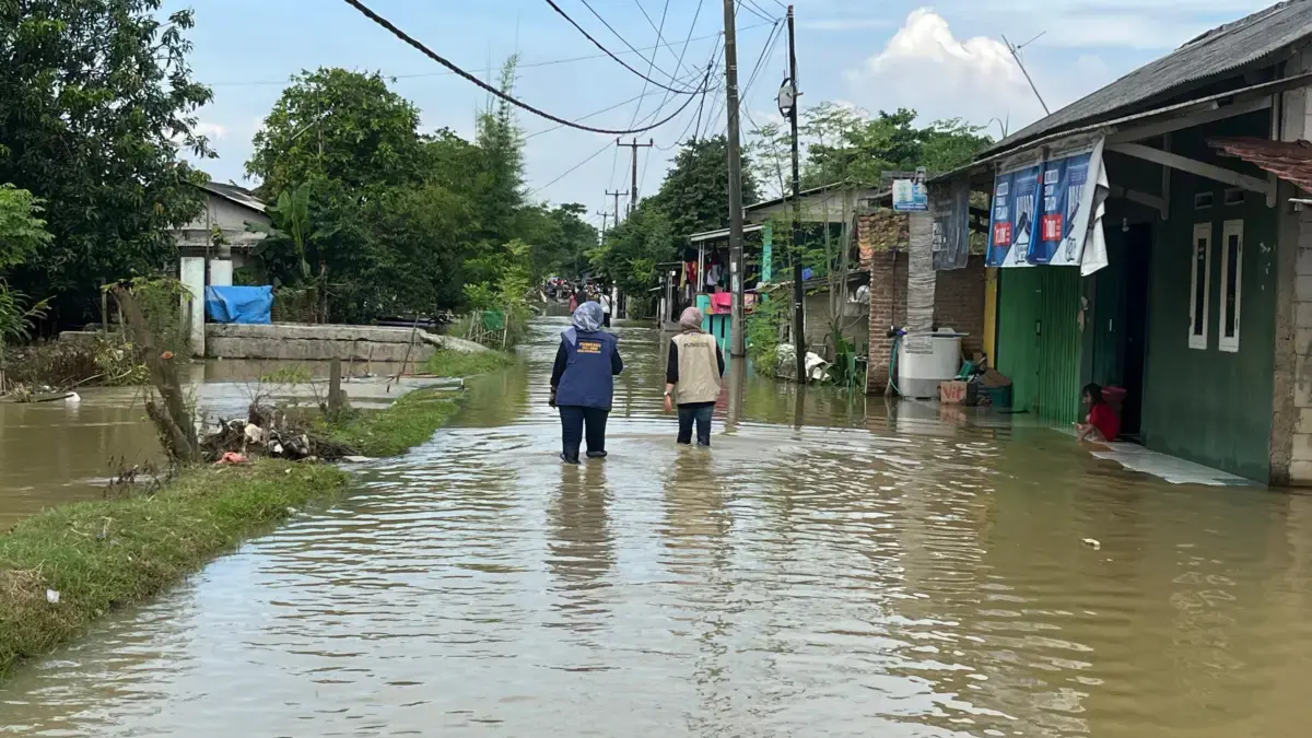 6 RT di Telukjambe Barat Terendam Banjir.