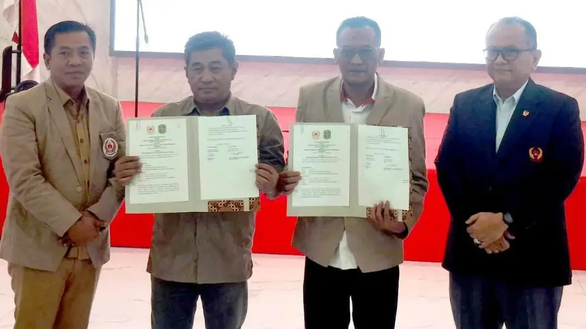 KONI Karawang dan STIT Rakeyan Santang Karawang Teken MoU.