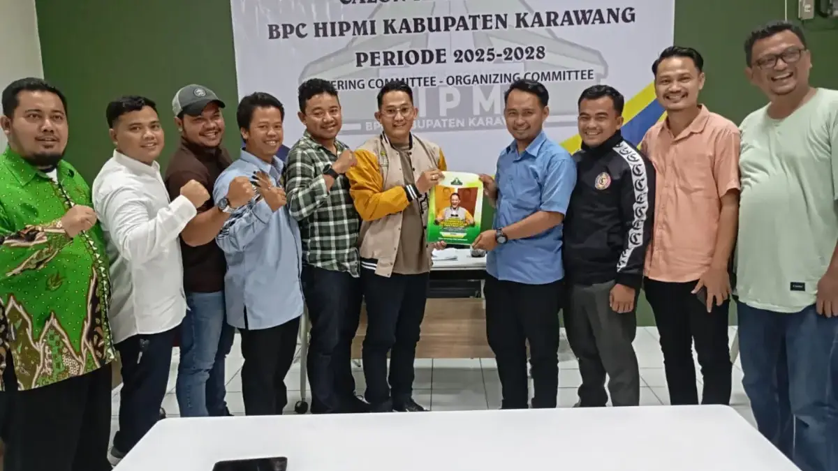 David Jadi Orang Pertama yang Mencalonkan diri sebagai Caketum HIPMI Karawang