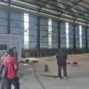 Satpol PP Karawang Tinjau bangunan baru yang diduga tak berizin.