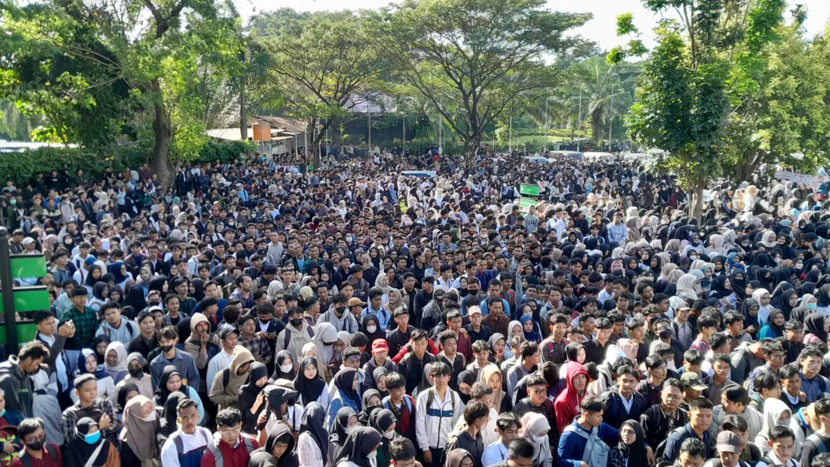Puluhan ribu pencari kerja memadati Job Fire Bekasi Pasti Kerja Expo