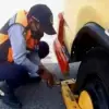 Dishub Karawang Tindak Tegas Parkir Liar.