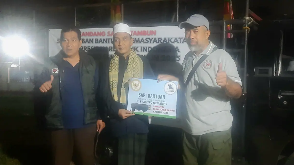 Presiden RI sumbang 3 sapi