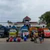 Sopir Truk Demo di Karawang