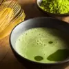 Ilustrasi minuman kekinian matcha
