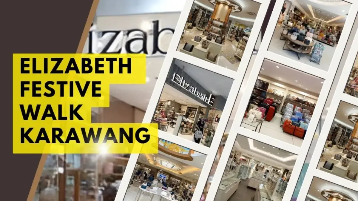 Elizabeth di Festive Walk Karawang