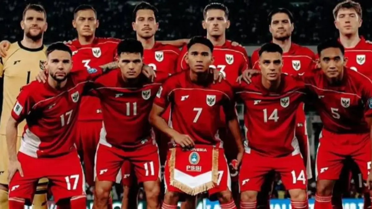 ilustrasi skuat Timnas Indonesia.