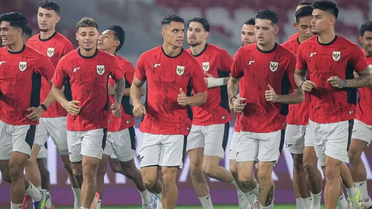 ilustrasi Timnas Indonesia Latihan