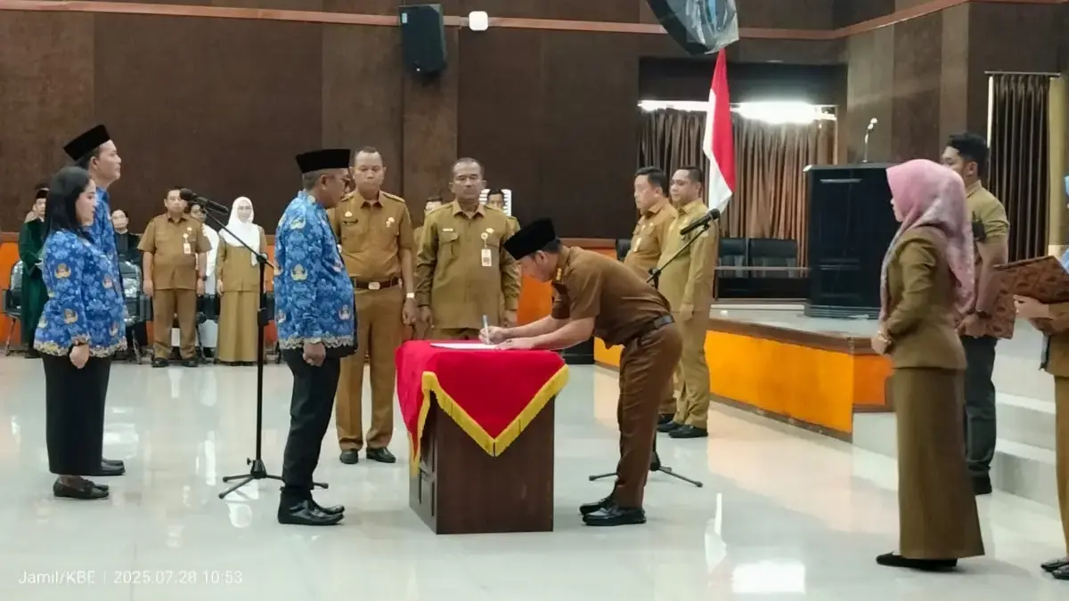 Pelantikan Pejabat Japung.
