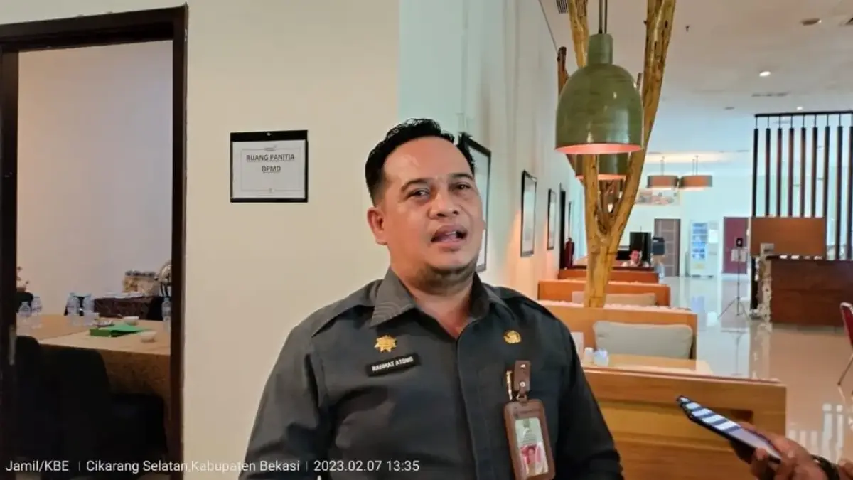 Kepala DPMD Kabupaten Bekasi, Rahmat Atong.