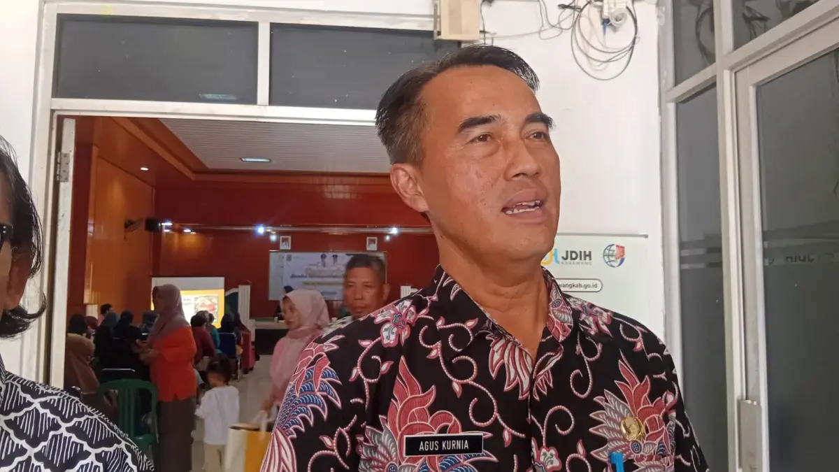 Kepala Dinas Perikanan Karawang, Agus Kurnia.