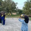 Latihan Voli Rutin di SD Kalisari.