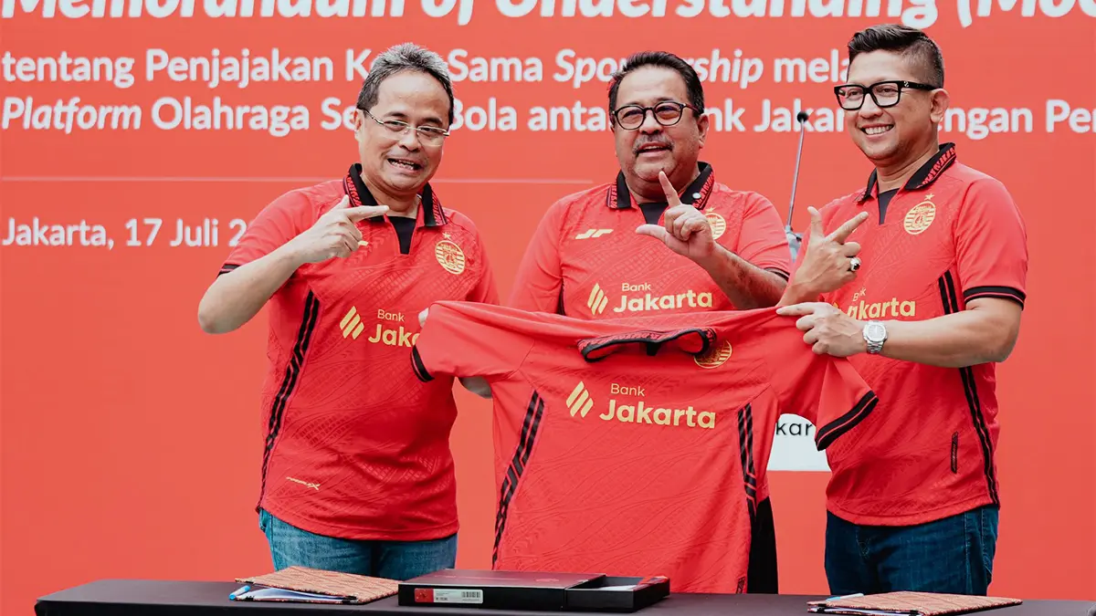 Persija Jakarta Dapat Dukungan Sponsor Baru