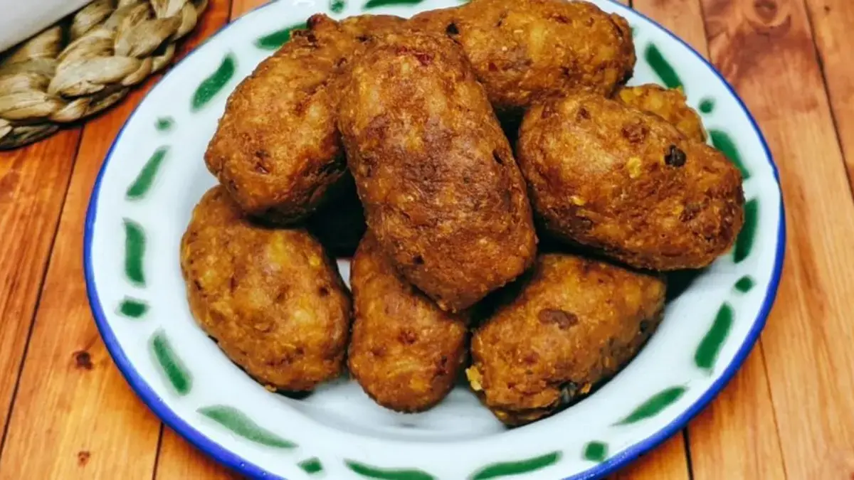 Perkedel Tempe.
