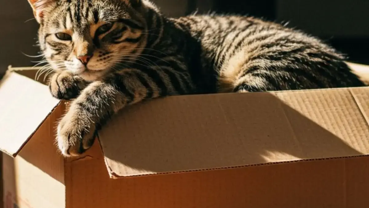 Kucing Suka Masuk Kardus