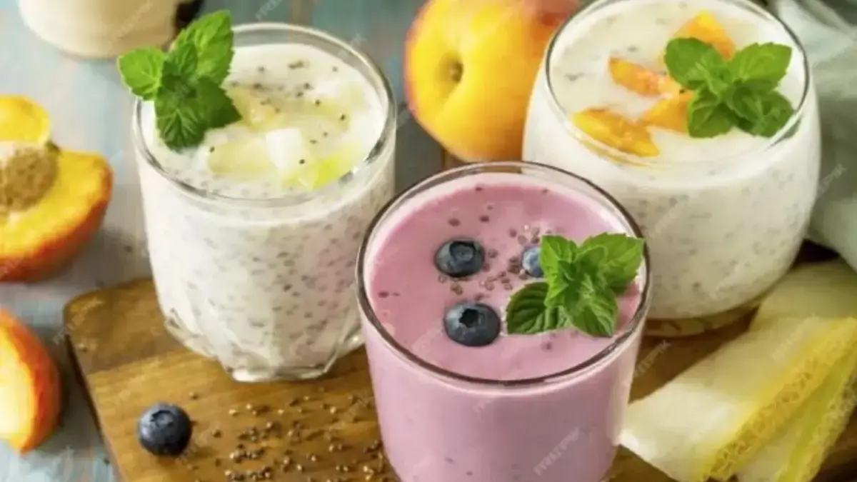 ilustrasi smoothies sehat.