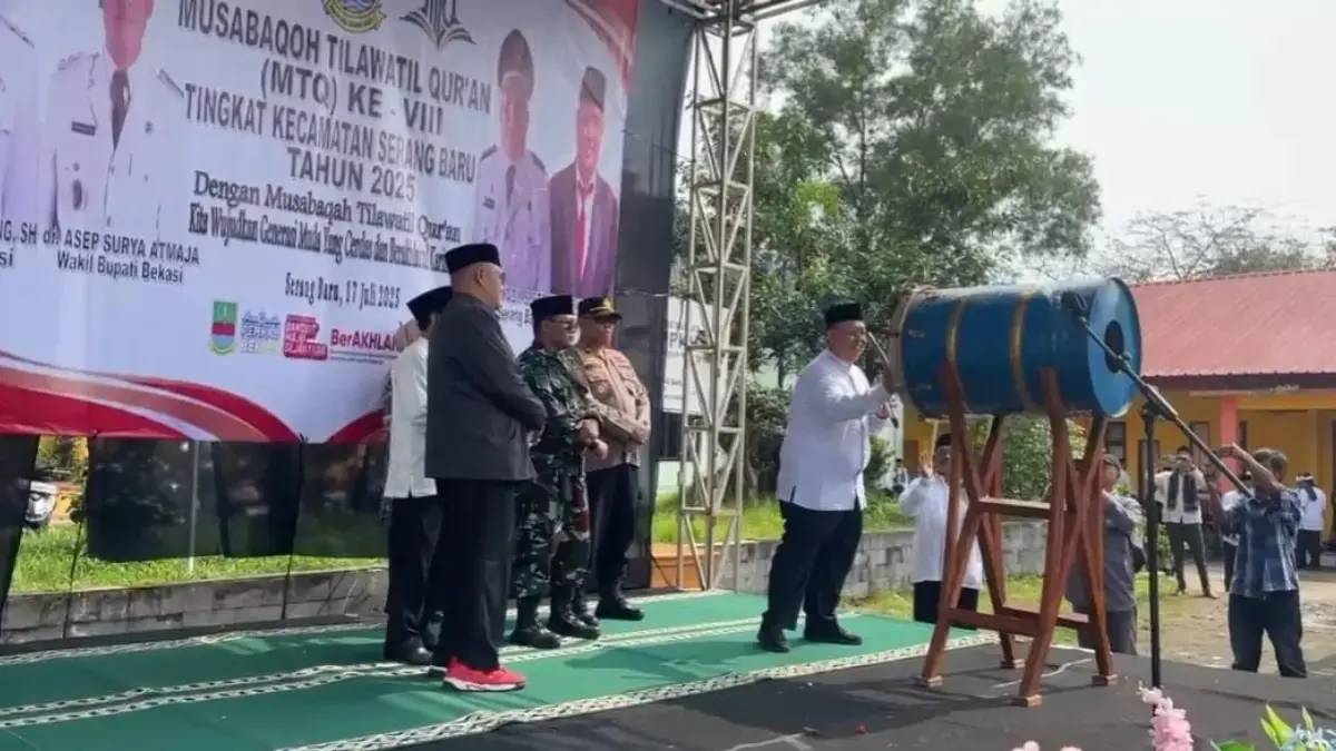 Lomba Musabaqah Tilawatil Qur’an (MTQ) ke-VIII tingkat Kecamatan Serang Baru.