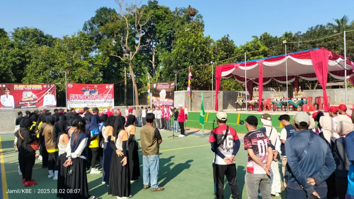 Pemerintah Desa Sukadami gelar Turnamen Sepakbola dan Voli.