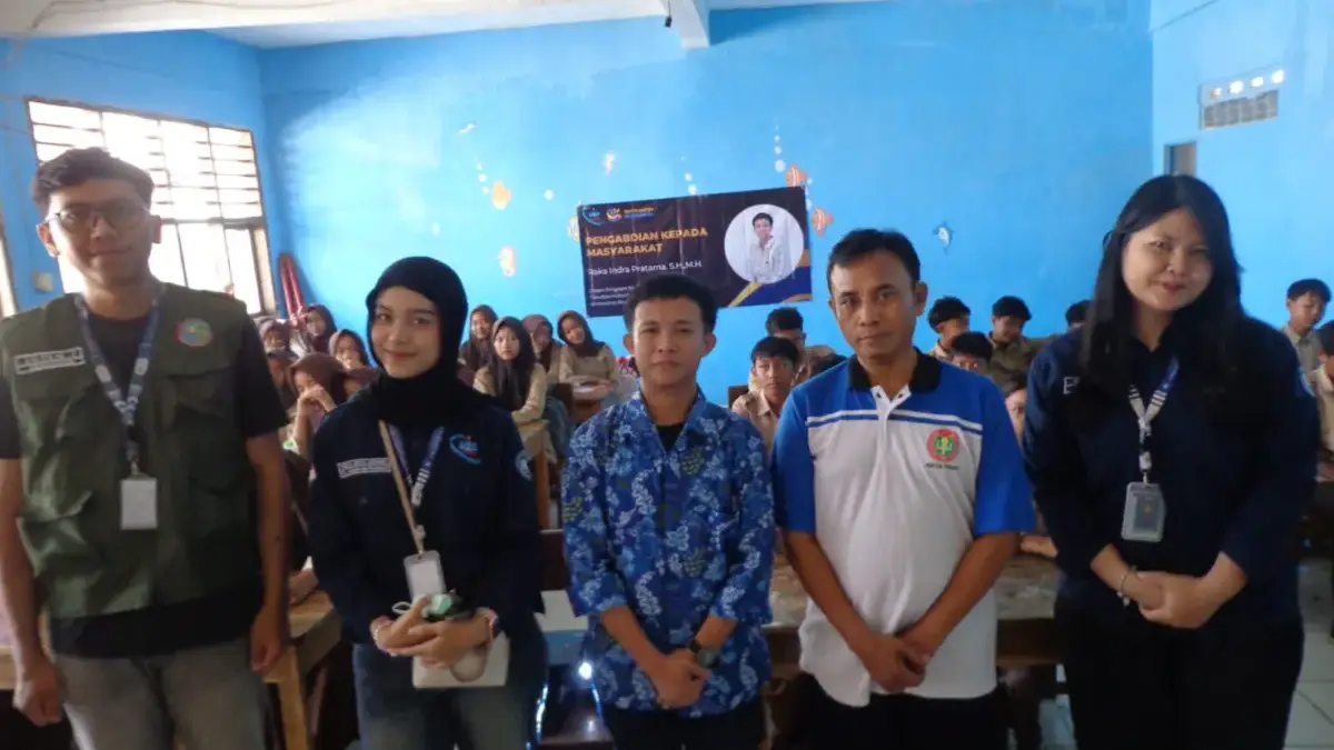 UBP Karawang Sosialisasi Bahaya Narkotika bagi Remaja di MTs Nurul Bahri