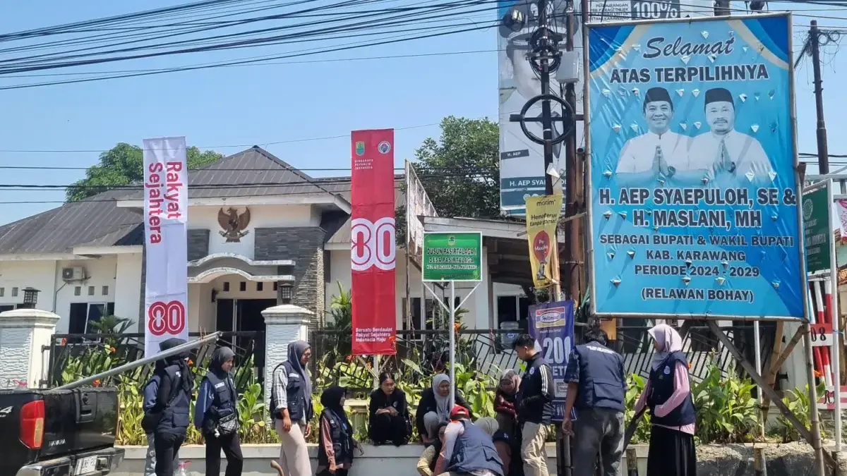 Mahasiswa Kuliah Kerja Nyata (KKN) UBP Karawang.