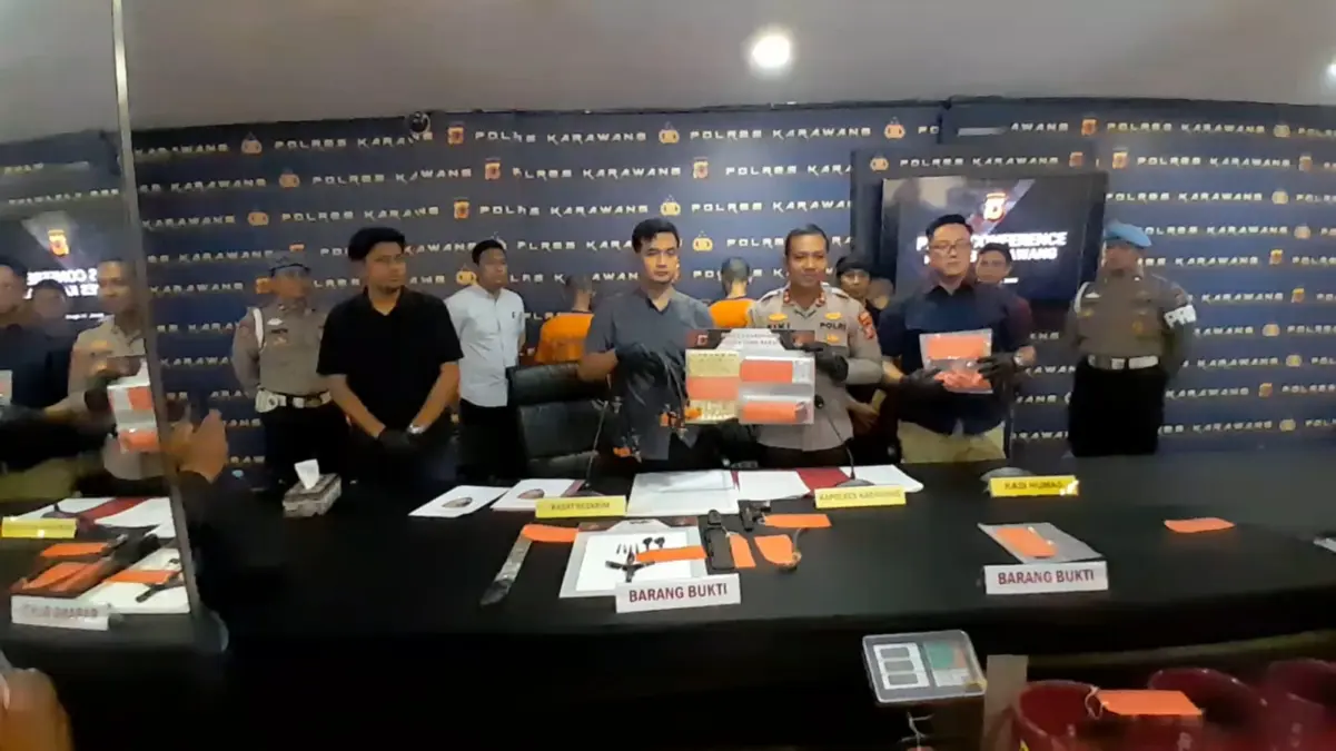 Polres Karawang Bongkar Kasus Gas LPG Subsidi di Majalaya, Lima Pelaku Diringkus