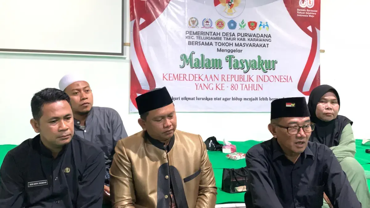 Malam Tasyakur Kemerdekaan Republik Indonesia ke-80.