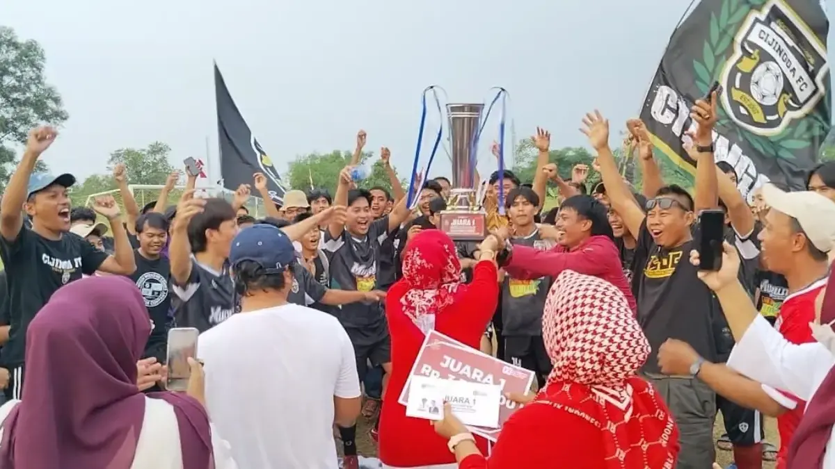 Sambut HUT RI ke 80, Desa Serang Gelar Turnamen Sepakbola antar RT.