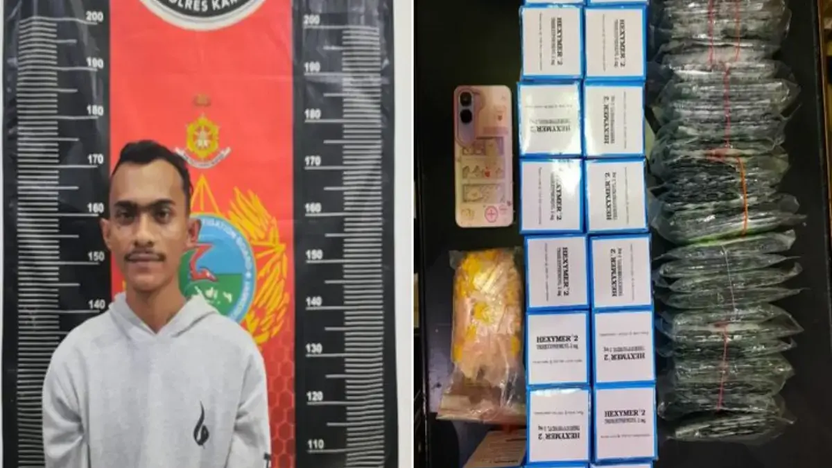 Pelaku penjual obat keras di Karawang Diringkus.