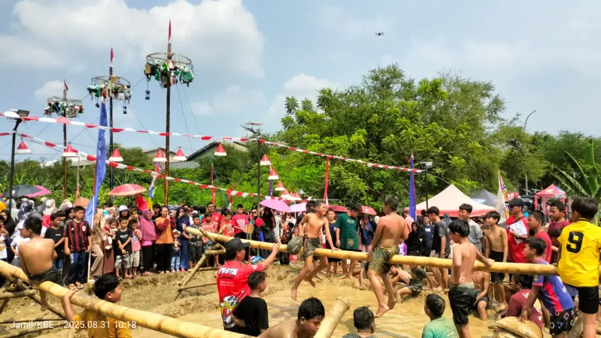 Semarakkan HUT ke 80 RI, Katar Desa Serang Menggelar Pesta Rakyat