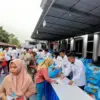 Menteri Imigrasi Tinjau Bakti Sosial di Lapas Cikarang