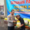 Polres Karawang mengadakan Gerakan Pangan Murah (GPM)